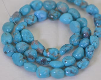 Nevada Turquoise Beads Turquoise Beads Natural Gemstone Beads Jewelry Making Supplies