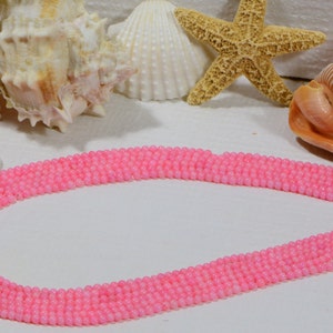 Pink Coral 3mm Round Pink Coral Beads Jewelry Making Supplies image 5