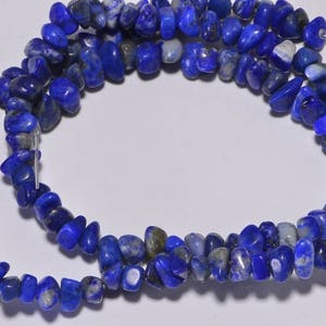 Lapis Lazuli nugget, Royal Blue Natural Lapis Lazuli Jewelry Making Supplies image 1