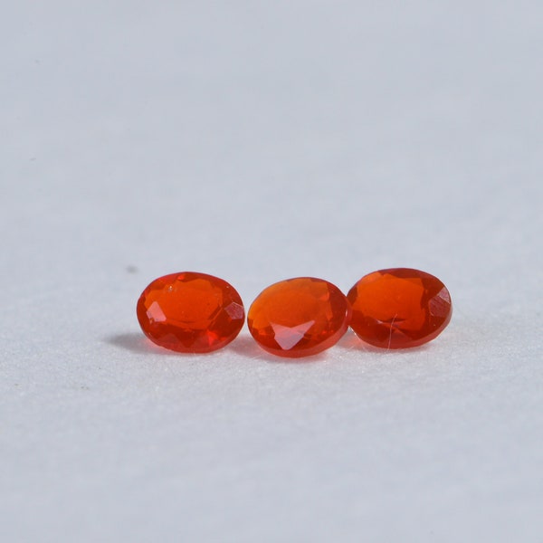 Mexican Fire Opal Loose Cabochon Oval 4X3 mm