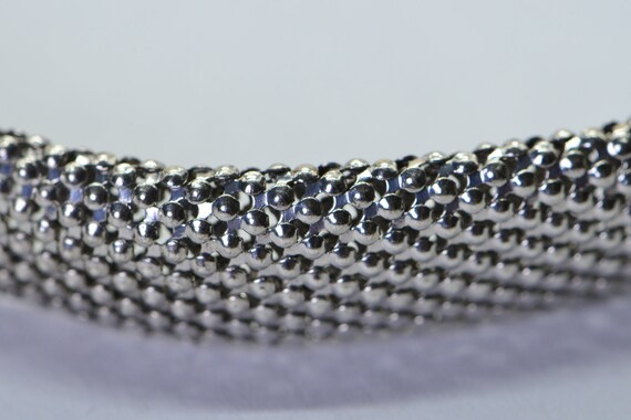 Solid Sterling Silver Flat Mesh Width 10mm Bracel… - image 10