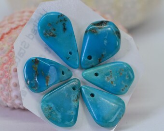 Sleeping Beauty Teardrops Beads Turquoise Natural Gemstone Bead Sleeping Beauty  Beads Jewelry Making