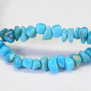 Nevada Turquoise 16 Strand Beads Nugget Turquoise Beads Natural Gemstone Beads Jewelry Making Supplies image 2