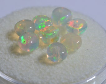 Ethiopian Welo Opal 3mm Beads  Polished Tiny Small Smooth Rondelle Beads, Opal Loose Beads, Natural Gemstone Beads Jewelry Making Supplies