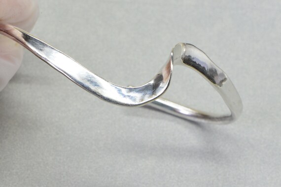 Vintage  Sterling Silver Hammed Solid Silver Mexi… - image 6