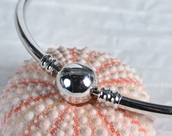 Bangle Ball Sphere Bracelet For Charm Dangle Sterling Silver Rhodium