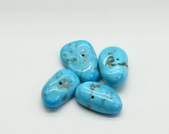 Sleeping Beauty Nuggets Turquoise  Natural Gemstone Beads Jewelry Making Supplies