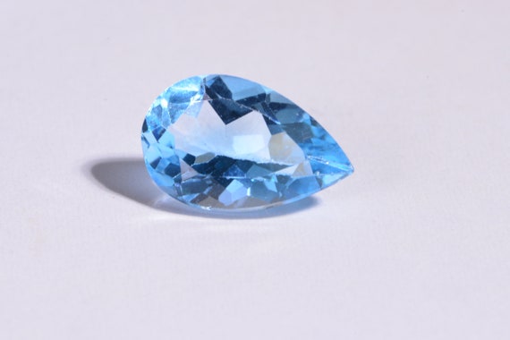 Natural Sky Blue Topaz Loose Gemstone Lot of 3x5mm To 10x14mm Pear Faceted Cut