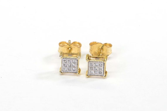 Extra Small Princes Style Diamond Stud Earrings 1… - image 4