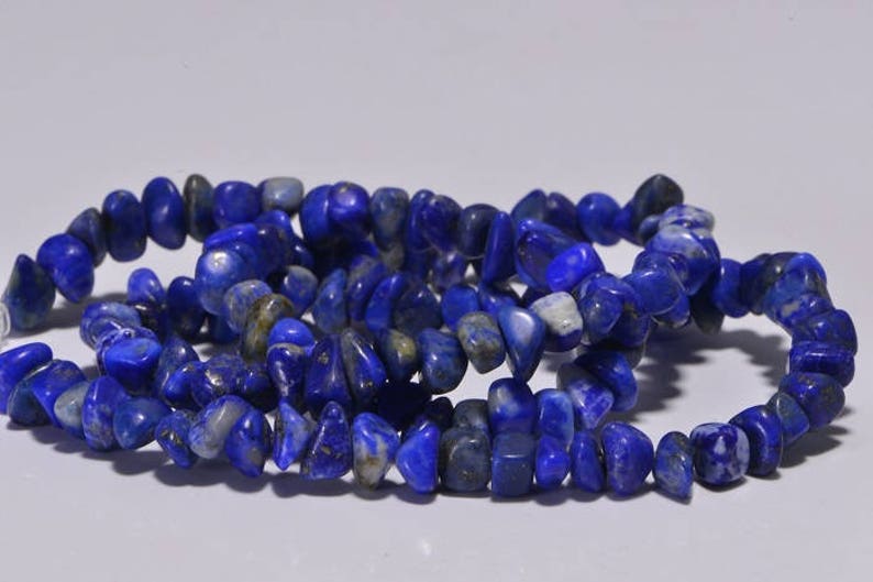 Lapis Lazuli nugget, Royal Blue Natural Lapis Lazuli Jewelry Making Supplies image 5