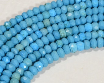 Sleeping Beauty Turquoise Beads Natural Gemstone Beads Jewelry Making Supplies