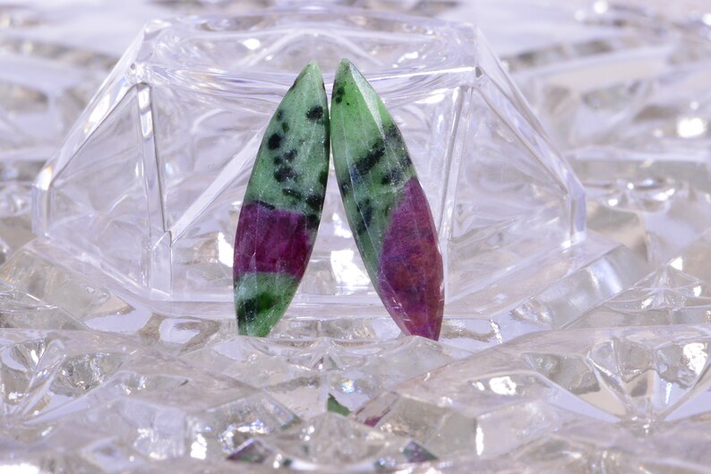 Ruby Zoisite Marquise Beads Facet Luxury Reach Color Natural Gemstone