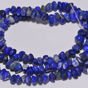 Lapis Lazuli nugget, Royal Blue Natural Lapis Lazuli Jewelry Making Supplies image 2