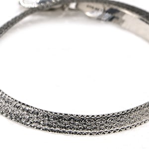 Sterling Silver Flat Snake Bracelet: 4.5mm Herringbone Chain