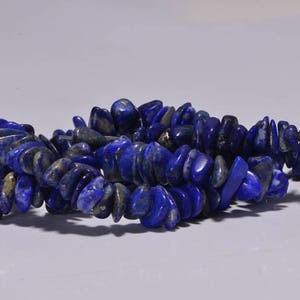 Royal Blue Lapis Lazuli Nugget Strand: Jewelry Making Supplies