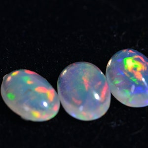 Natural Ethiopian Welo Opal Cabochon Natural Gemstone Cabochon Jewelry Making Supplies