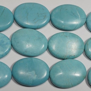 Magnesite 28X19 mm Beads Gemstone Beads Bead Supplies Bead Strands