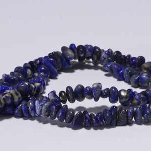 Royal Blue Lapis Lazuli Nugget Strand: Jewelry Making Supplies