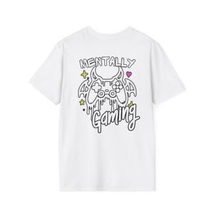 Maglietta/Abbigliamento da gamer "Mentally Gaming Controller Demon"