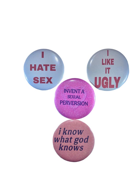 Vintage pin-back buttons