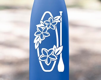 Paddle Board Flower Decal