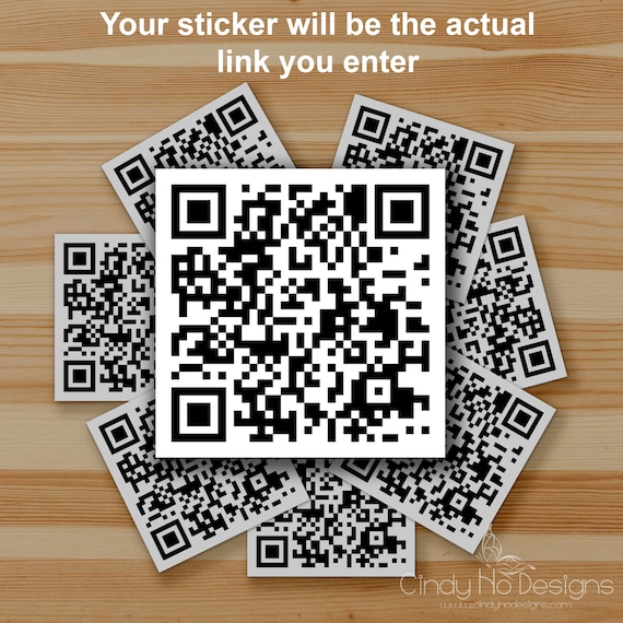 QR code Rick Roll to phone number Square Sticker