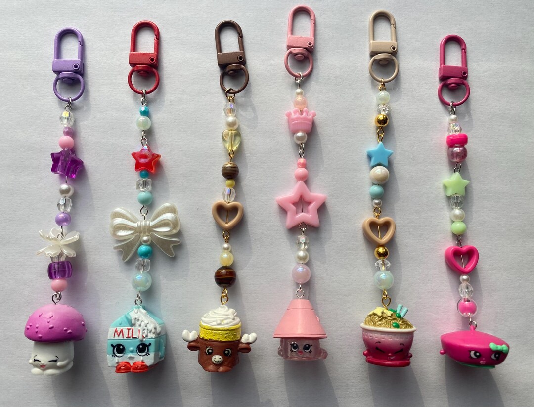 Charmqins Medium Shopkins Keychains - Etsy