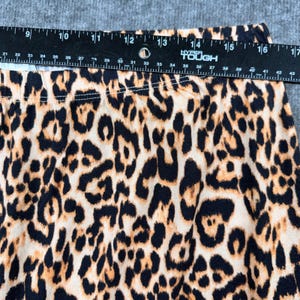 Johnny Was Leopard Print Pajama Set Floral Trim Loungewear Large Womens image 11