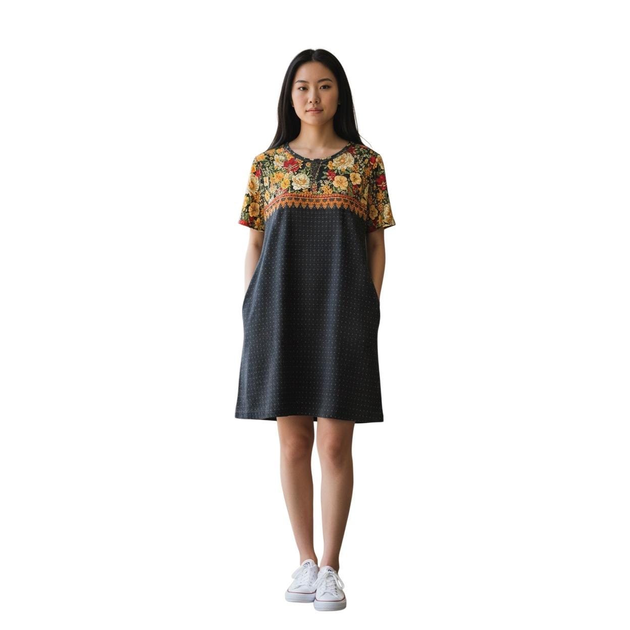 farm rio printed shift mini dress Multicolor Romantic Nature Mini Dress FARM Rio