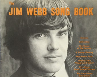 The Jim Webb Songbook - Jimmy Webb, Glenn Campbell - sheet music - 1960s songwriter, songs, photos
