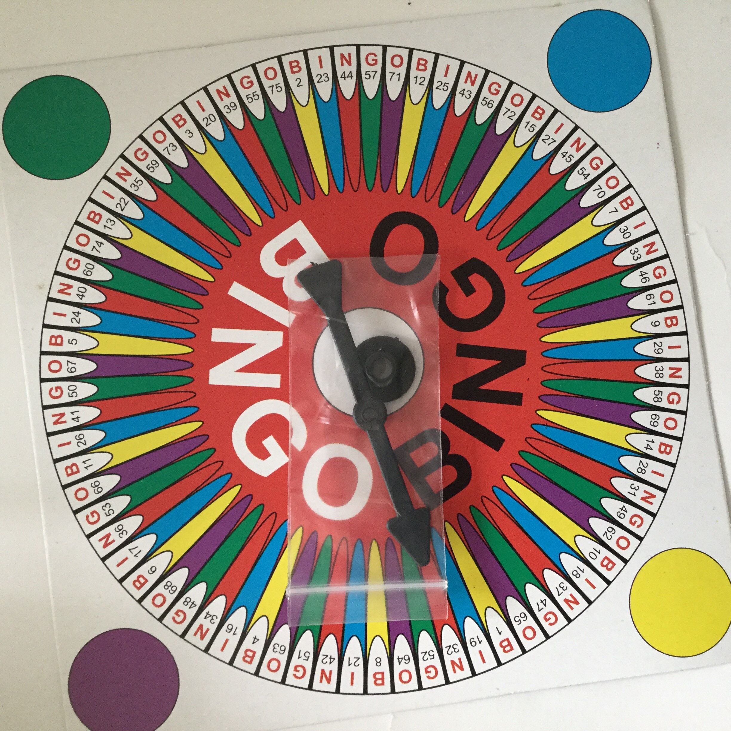 Cardboard Bingo Cards