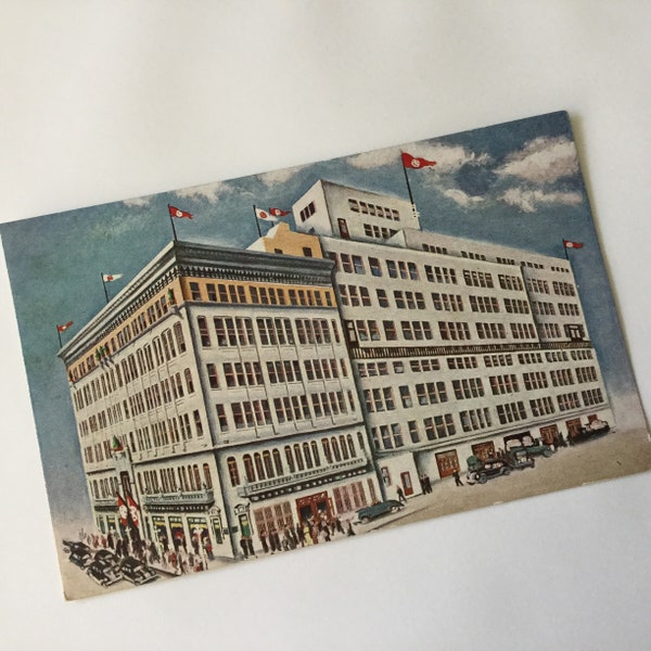 Postcard  - Daimaru Department Store, Kyoto - used vintage card early 20th century - 1935 Japan