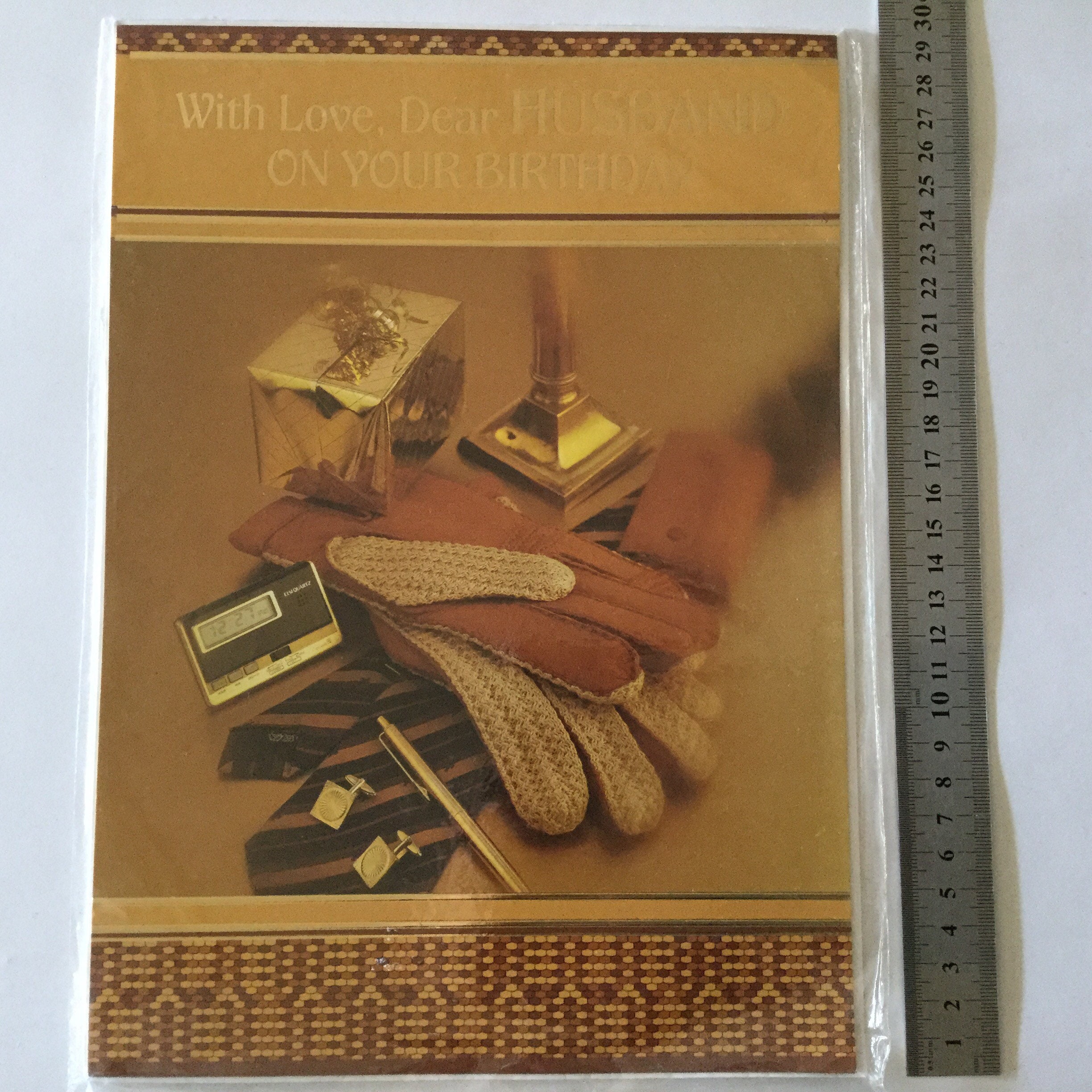 Vintage Oversized Greeting Card With Love Dear Husband on Etsy Canada