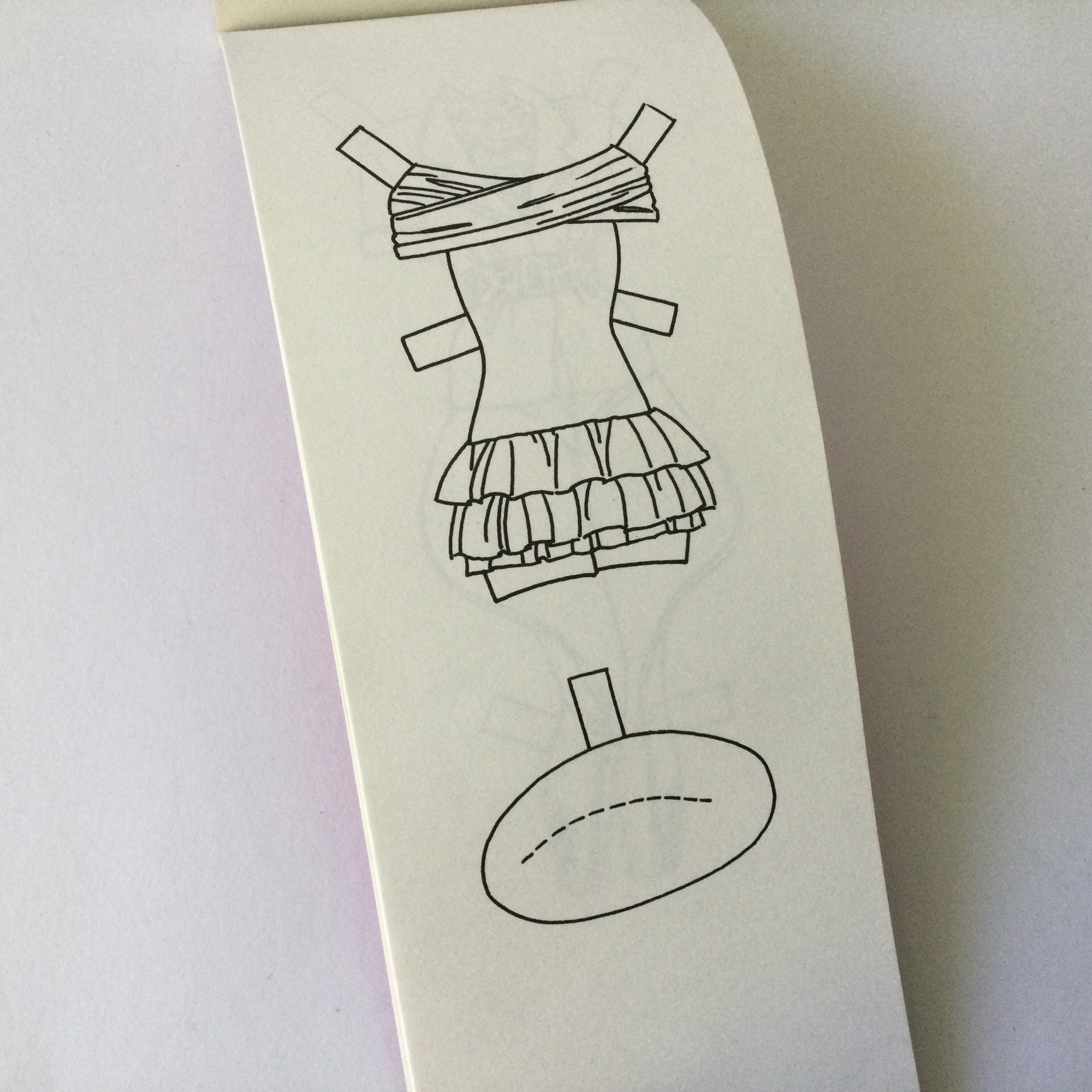 Mini Mannequin Paper Doll Book Cut Out Paper Doll and Etsy Australia