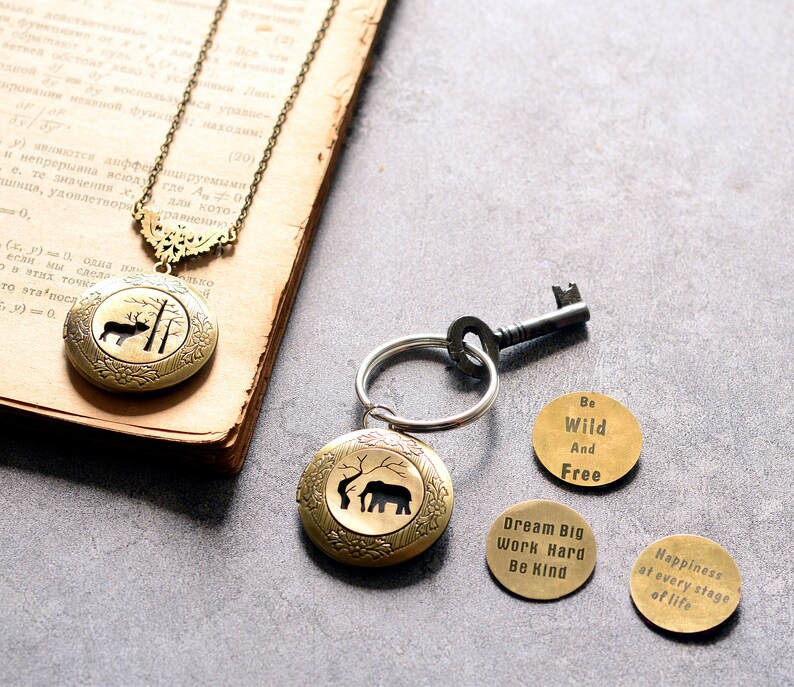 Personalized Engraved Honey Bee Locket Necklace Honey Bee Etsy Hong Kong