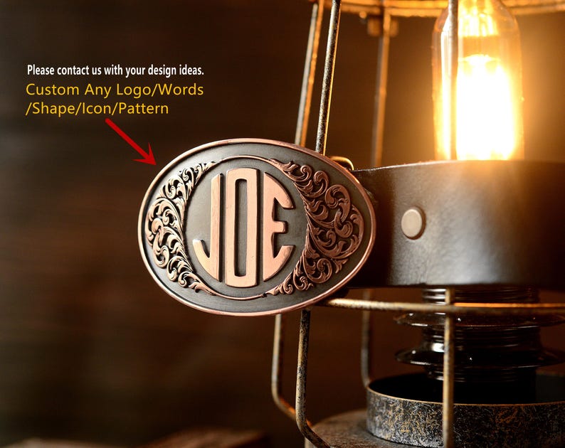 Custom Name Belt Buckle, Monogram Belt Buckle, Personalized Groomsman ...