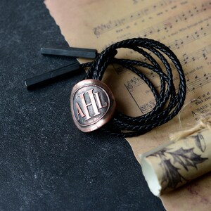 Custom Wedding Bolo Tie, Custom Any Initial/logo/words/shape/icon ...