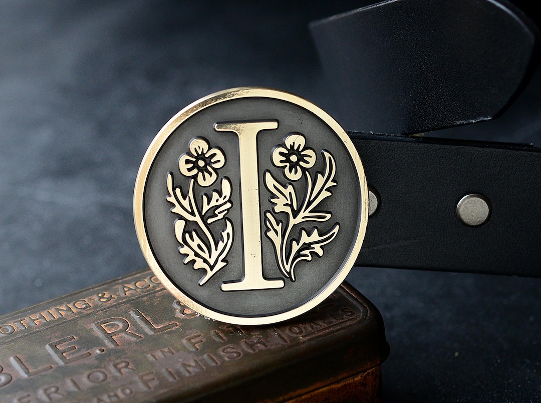 DESIGN YOUR OWN, Custom Belt Buckle, Personalized Initial Belt Buckle ...