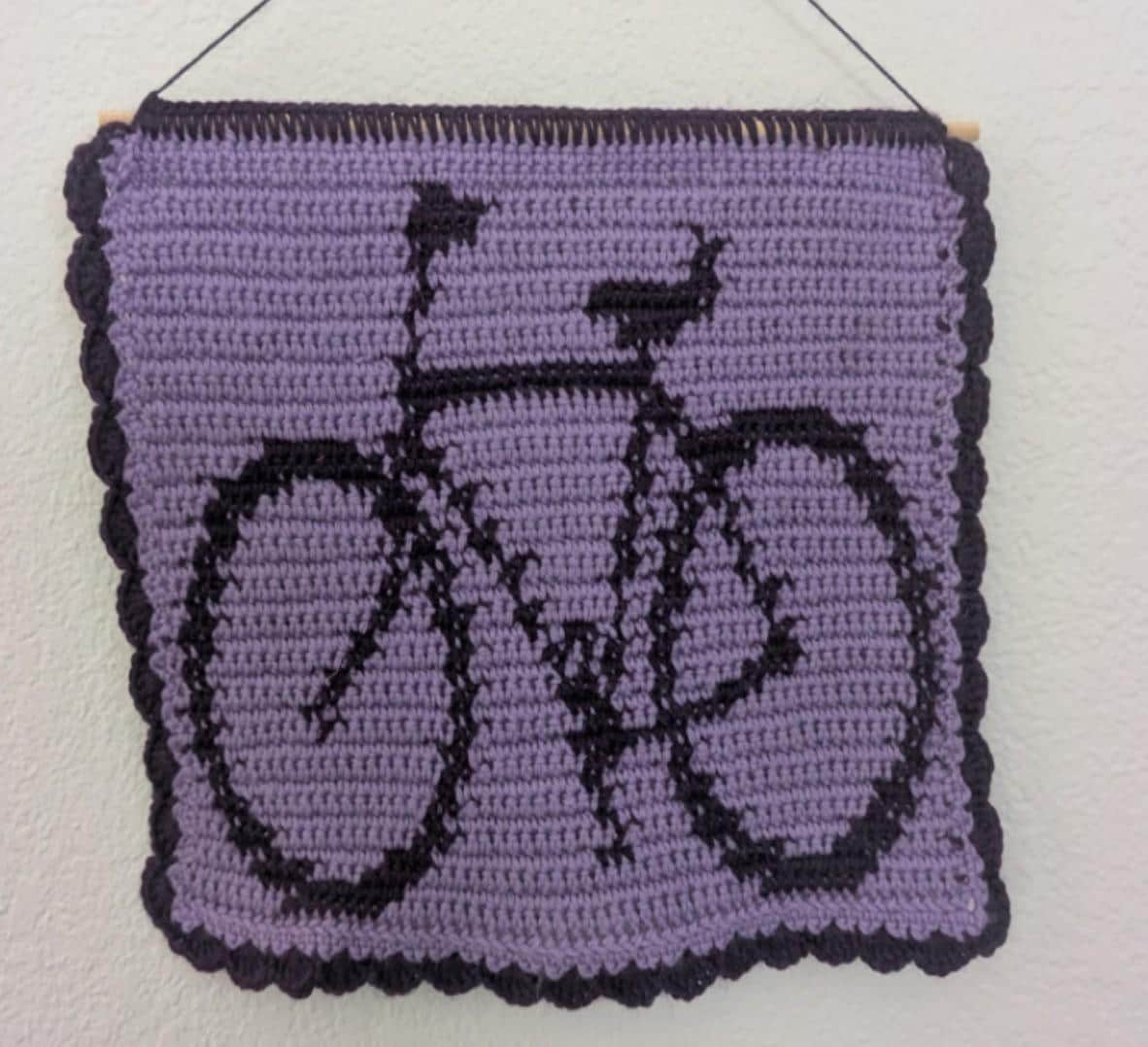 30 Bicycle Crochet Patterns for Bikes, Decor, Gifts, and Cozy Home Projects 23 Modern Bicycle Tapestry Crochet Pattern