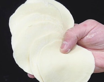 How to Make Dumpling Wrappers | Homemade Dumpling Skins | Soft, Elastic & Easy