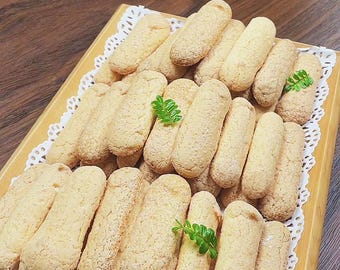 Ladyfingers Recipe: Airy Sponge Biscuits for Tiramisu, Tea (Digital Download)