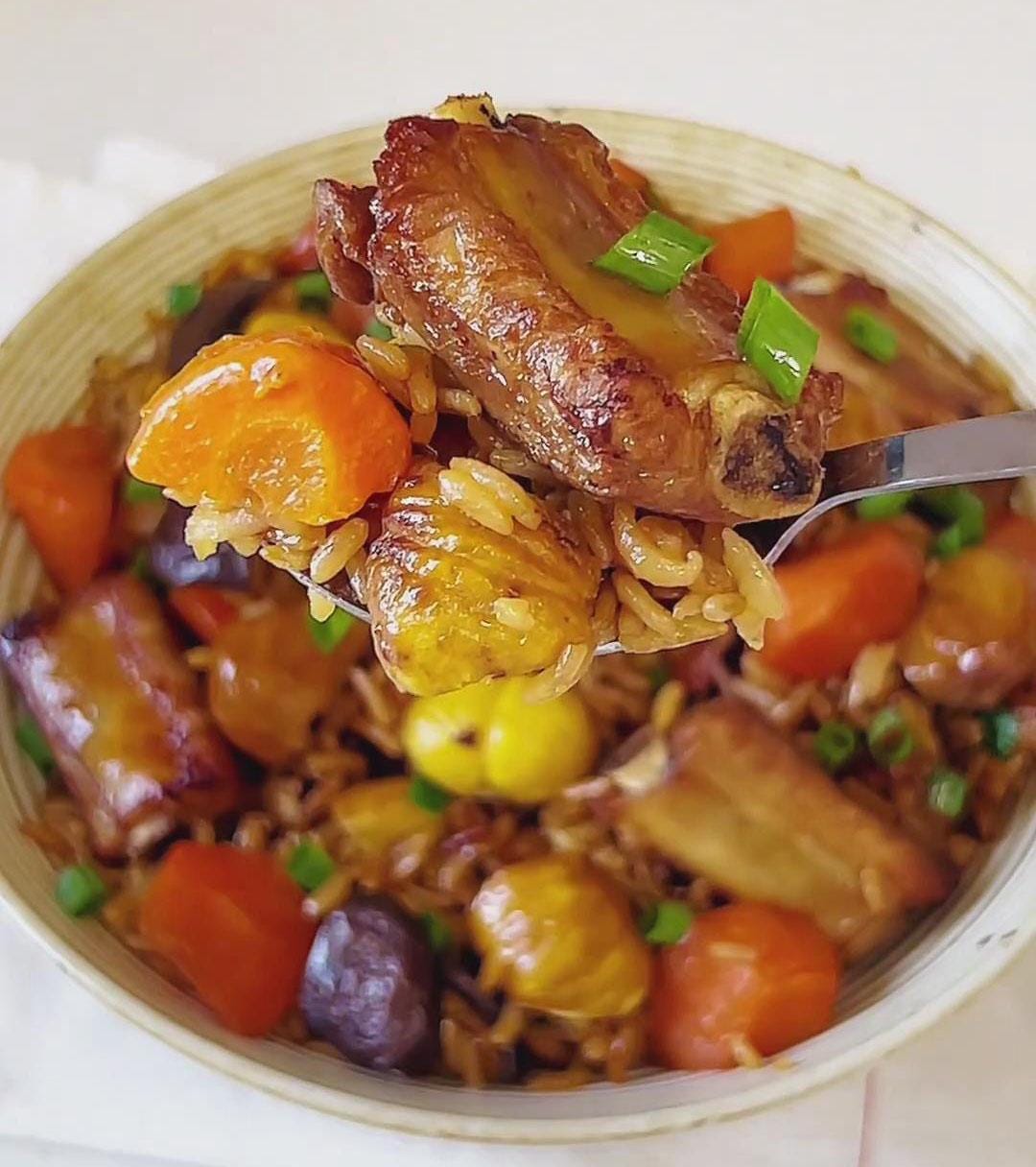 Ribe Rice Rice Cooker Pork Rib Rice RECIPE PDF Download | Easy One Pot Dinner - Etsy