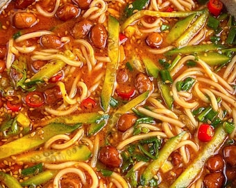 Spicy Sesame Noodles RECIPE PDF Download: Tangy Asian Noodle Dish