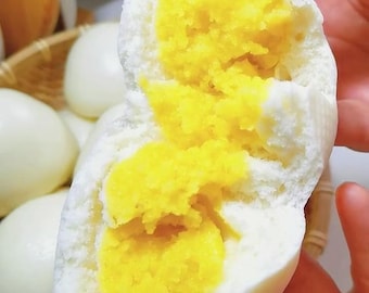 Egg Custard Bun Recipe | Chinese Nai Wong Bao | Soft, Fluffy & Creamy Filling