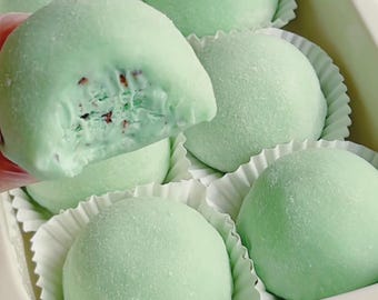 Minz-Schokoladen-Käsekuchen Mochi Rezept: Weiches, zähes, gefülltes Dessert PDF-Download