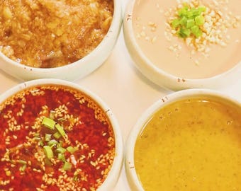 4 recetas de salsa para dumplings / Salsas chinas fáciles para mojar / Sabrosas, rápidas y versátiles