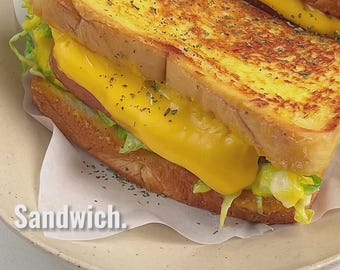 Desayuno energizante en 10 minutos: Sándwich de repollo, jamón y queso – Receta rápida, sabrosa y satisfactoria