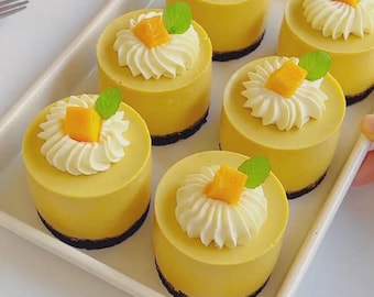 Mango Cheesecake Mousse Cups RECIPE PDF Download: No-Bake Creamy Mango Dessert