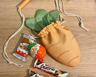 Personalized Easter carrot bag