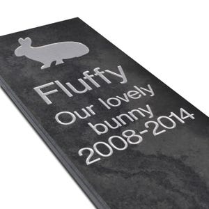 Personalised Pet Memorial Slate Stake | Smooth Slate Garden Marker | 30 x 10cm 画像 6